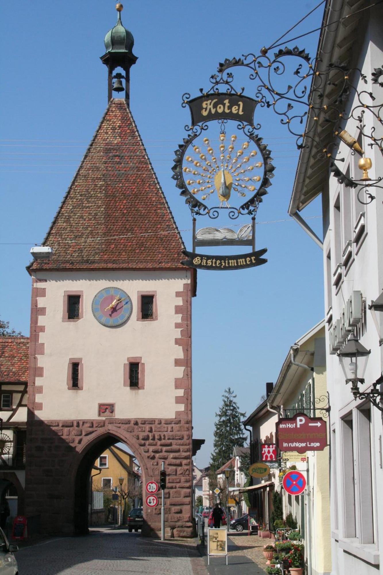 Tiptop Hotel Garni Pfauen Endingen am Kaiserstuhl Exteriör bild